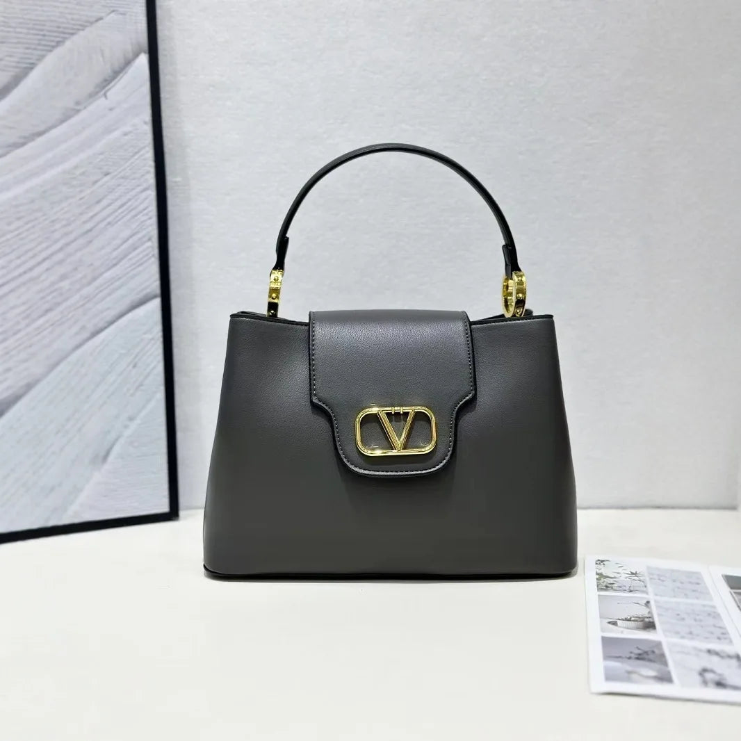Women'S Microfiber Synthetic Leather Handbag One-Shoulder Crossbody Bag New Fashionable and Versatile High-Quality Satchels Bag