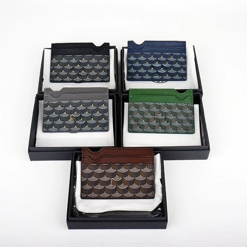 Japanese, Korean, European and American Trendy Real Pickup Truck with Fish Scale Pattern Card Bag, Classic Coin Purse Gift