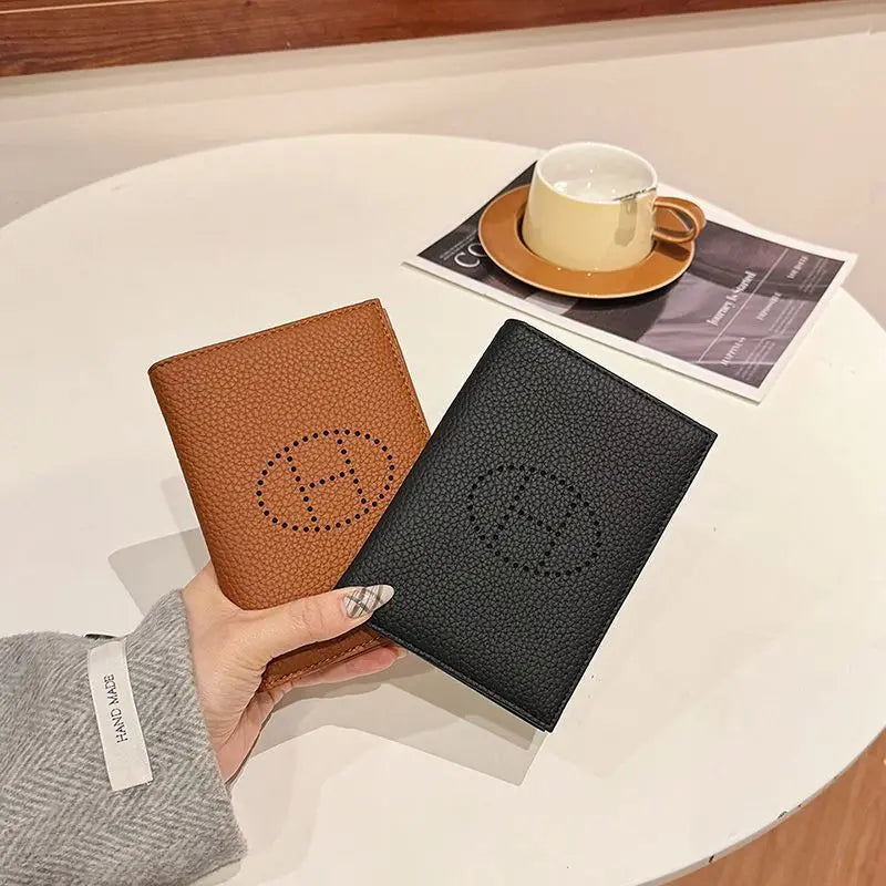 Wallet, Card Bag, Passport Bag, Document Bag, Coin Purse, Short Clutch Bag, Multi-Functional, Large-Capacity, Anti-Magnetic