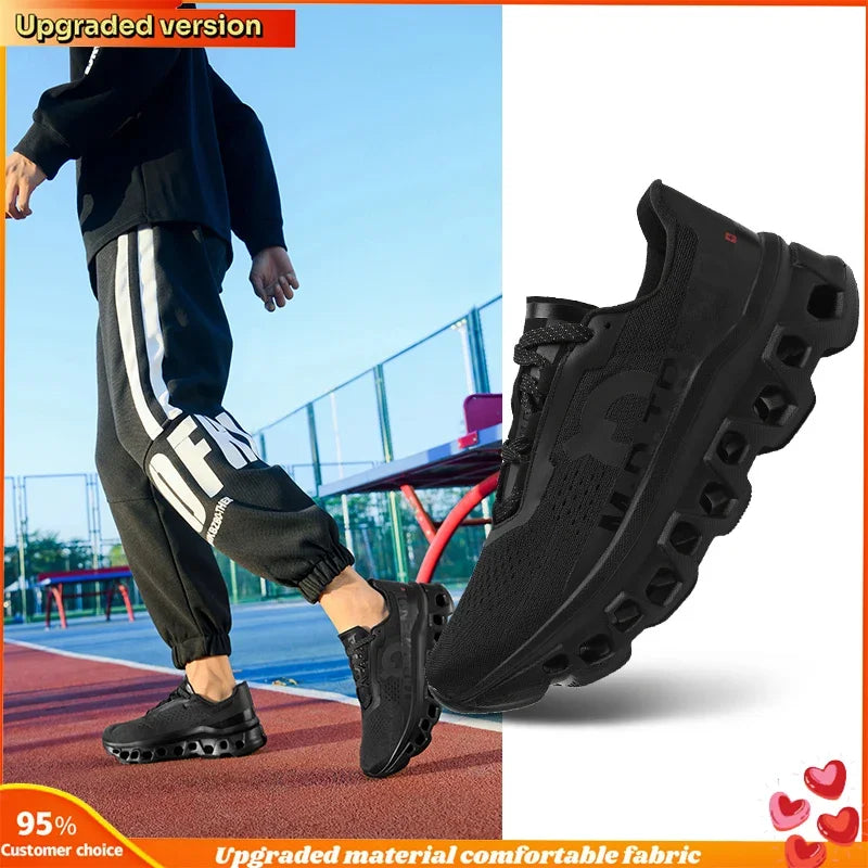 Men'S Hollow Design Sports Shoes – Lightweight &Breathable for Marathon, Jogging &Outdoor Hiking | All-Day Comfort, Anti-Fatigue