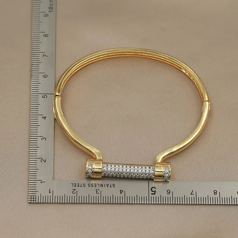 Luxury Metal Full Crystal Bar Bangles&Bracelet ✨