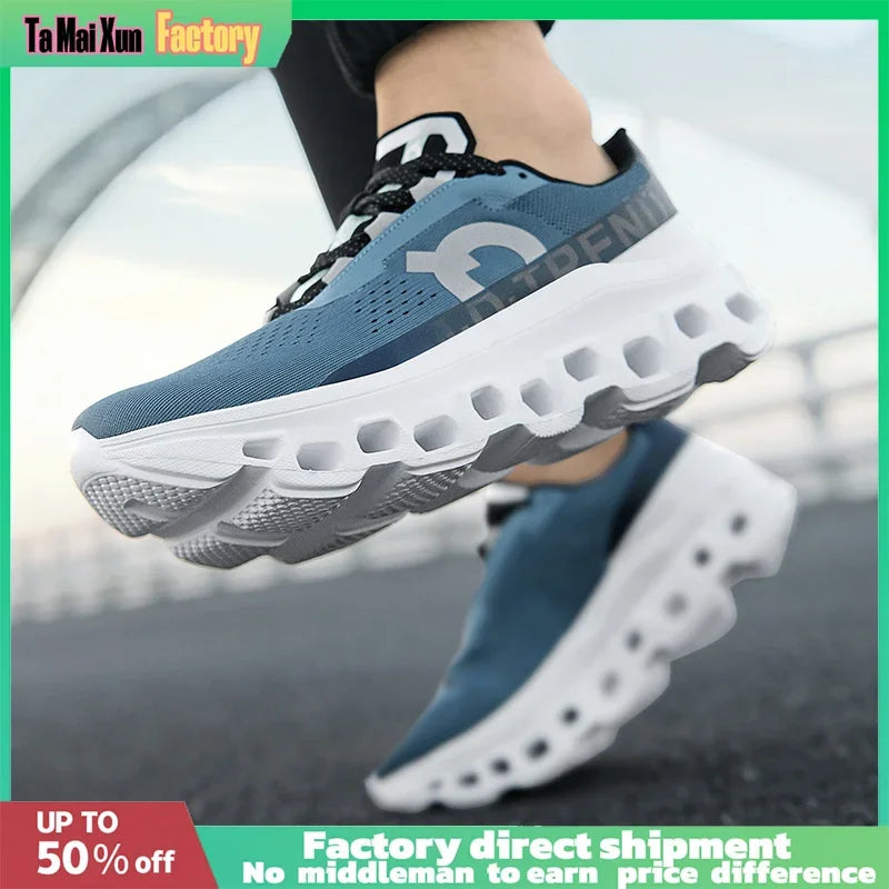 Men'S Hollow Design Sports Shoes – Lightweight &Breathable for Marathon, Jogging &Outdoor Hiking | All-Day Comfort, Anti-Fatigue