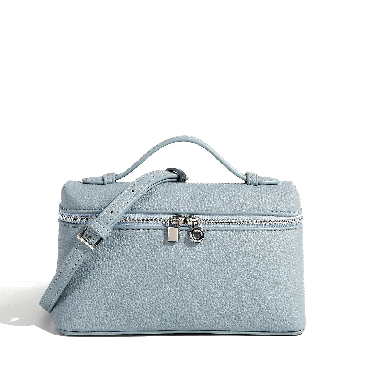 LP19 Lunch Box Bag, PU Leather Mini Fashionable Women'S Bag, 2025 New Portable Box Bag, Single Shoulder Crossbody Small Bag