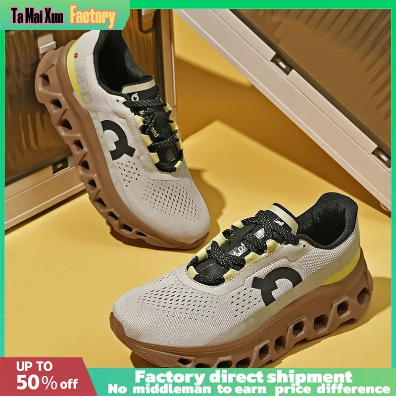Men'S Hollow Design Sports Shoes – Lightweight &Breathable for Marathon, Jogging &Outdoor Hiking | All-Day Comfort, Anti-Fatigue