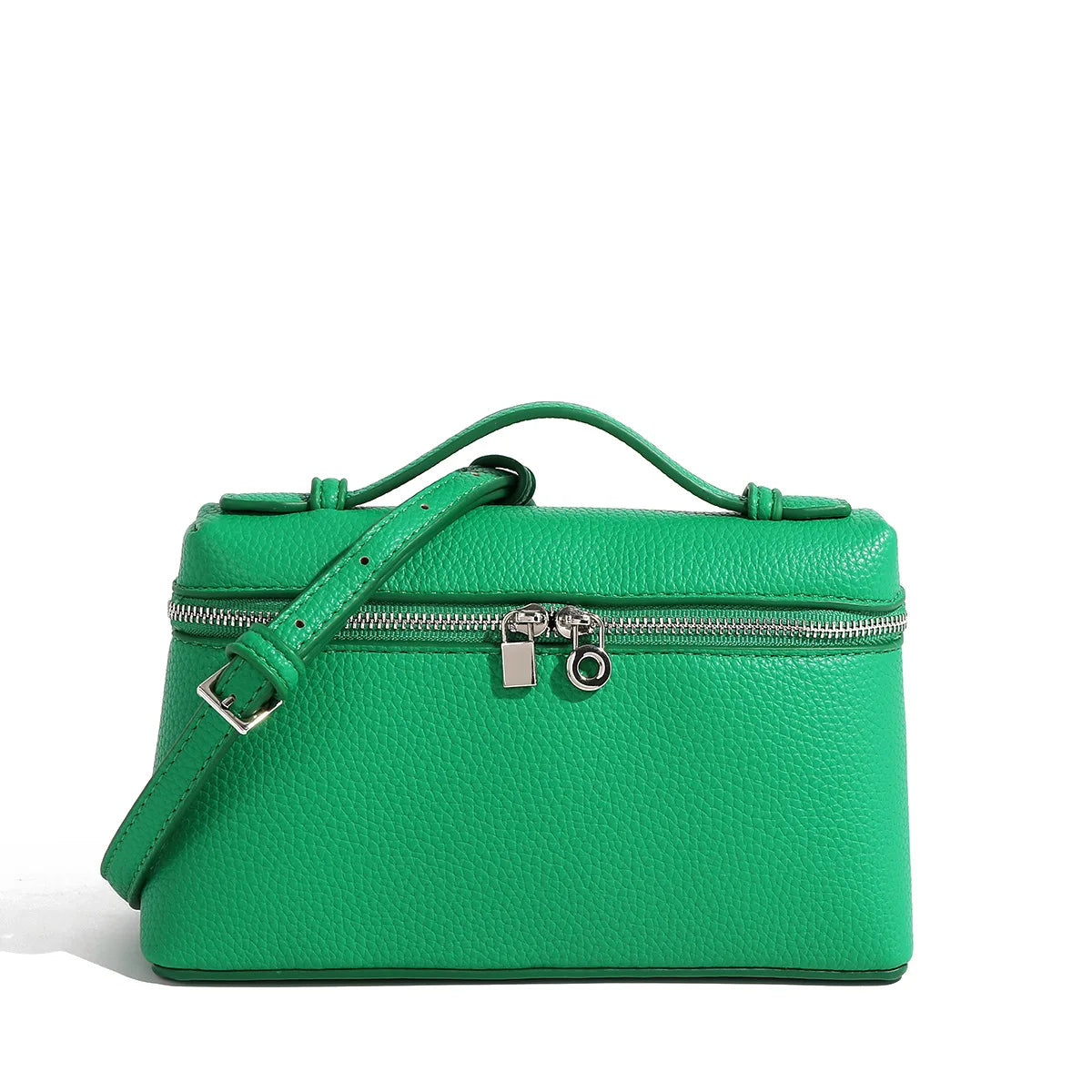 LP19 Lunch Box Bag, PU Leather Mini Fashionable Women'S Bag, 2025 New Portable Box Bag, Single Shoulder Crossbody Small Bag