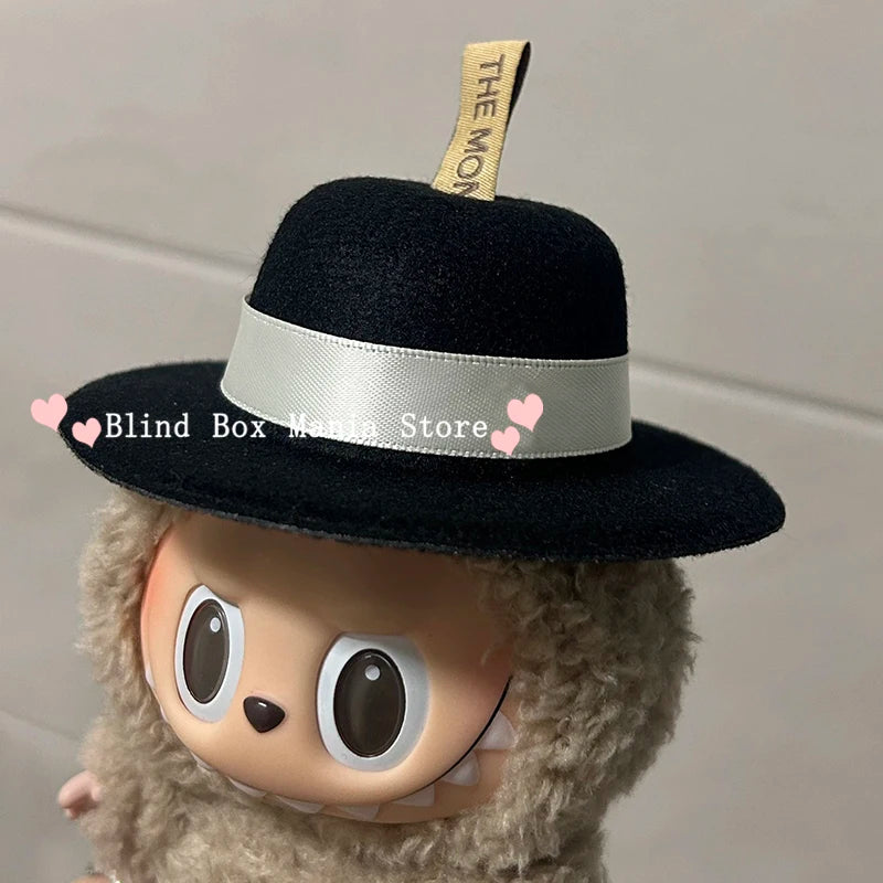 For/Cloth Latest Jennie Labubu Dress Labubu Top Hat Gorgeous Pearl Necklace Customized Leather Shoes Labubu Bag