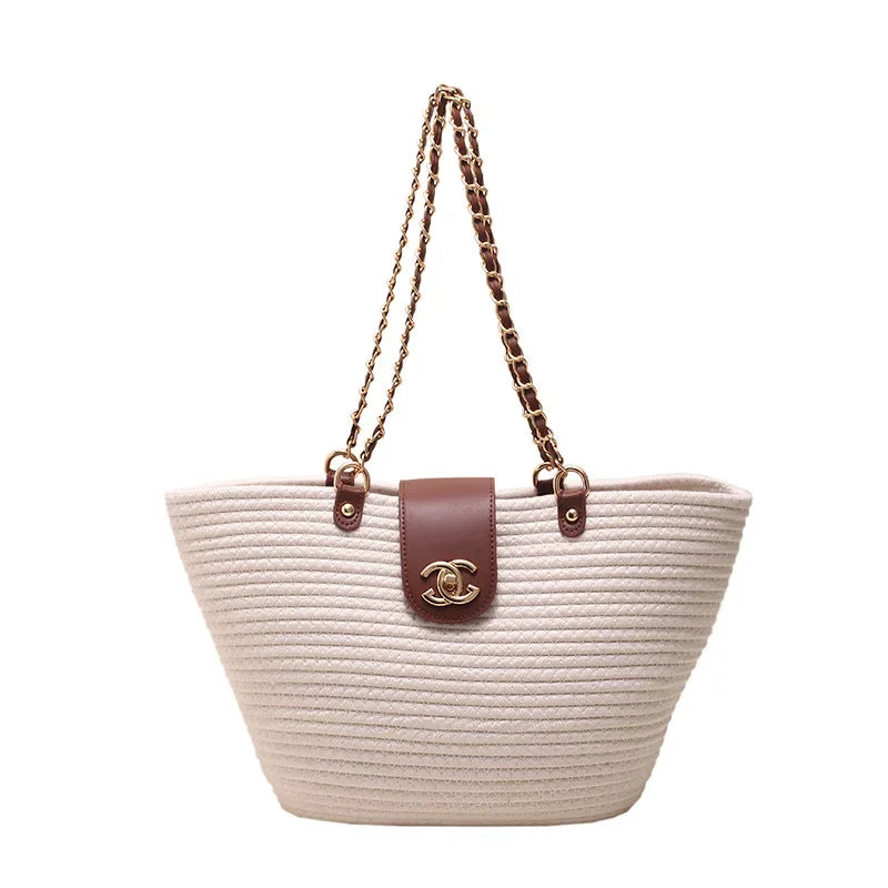White Luxury Brand Leather Tote Bag for Women Elegant Classic Shoulder Bag Messenger Style Ladies Handbag Popular