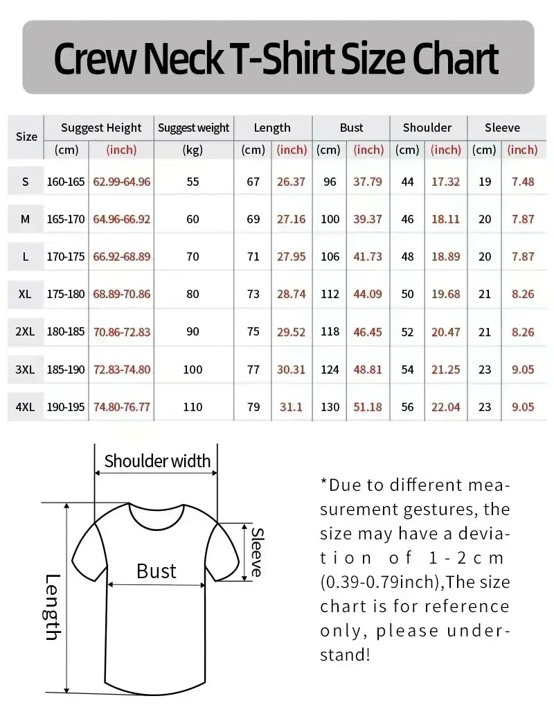 Trendy Brand New Summer Horseshoe Sanskrit Crew Neck Printed T-Shirt Men'S and Women'S Loose Casual Versatile Trendy Top