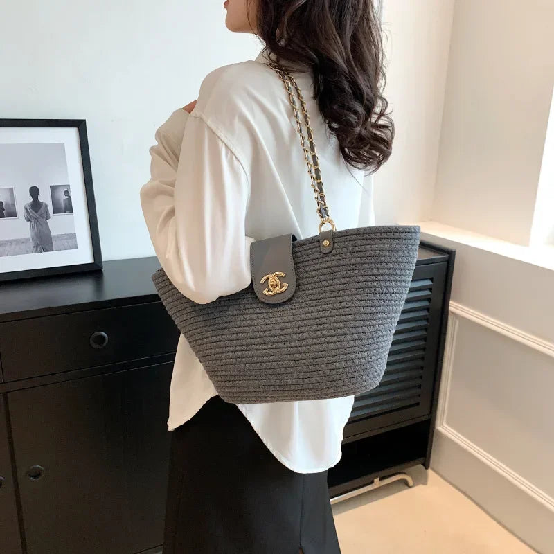 White Luxury Brand Leather Tote Bag for Women Elegant Classic Shoulder Bag Messenger Style Ladies Handbag Popular