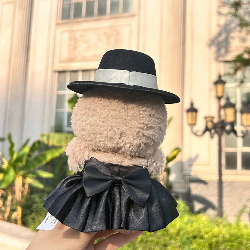 For/Cloth Latest Jennie Labubu Dress Labubu Top Hat Gorgeous Pearl Necklace Customized Leather Shoes Labubu Bag