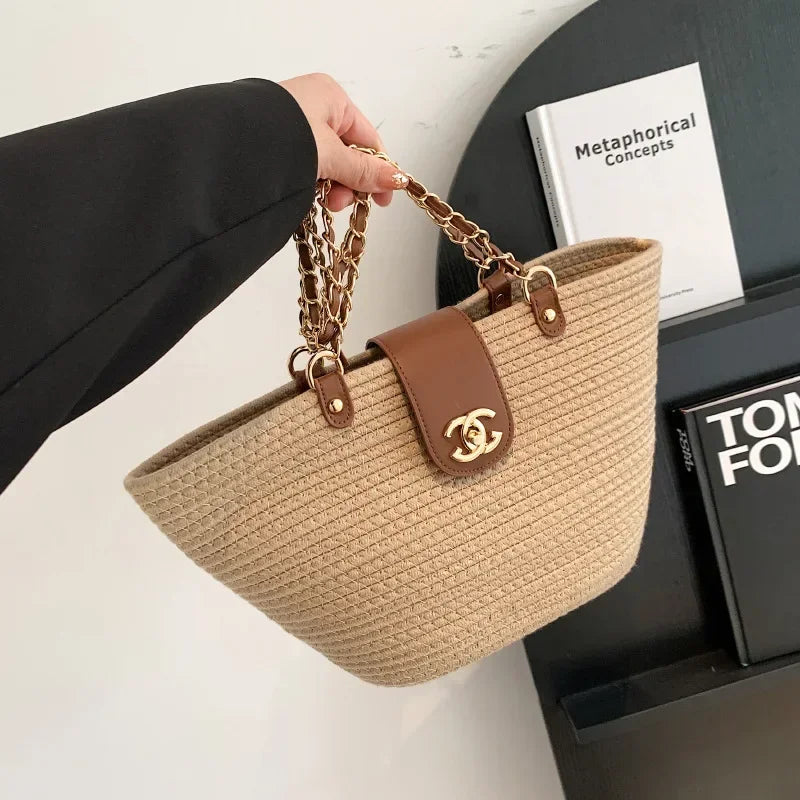 White Luxury Brand Leather Tote Bag for Women Elegant Classic Shoulder Bag Messenger Style Ladies Handbag Popular