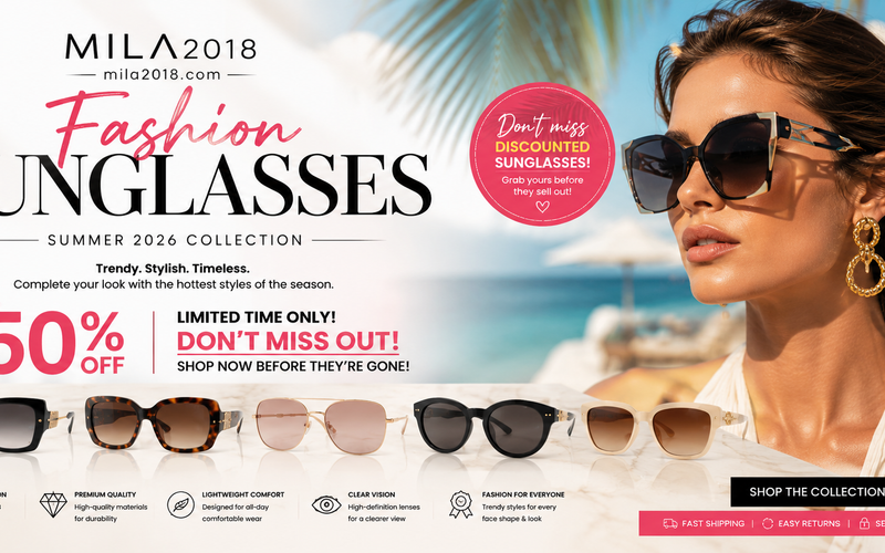 Summer 2026 Fashion Sunglasses Trend Guide: Don't Miss the Hottest Deals Before They're Gone