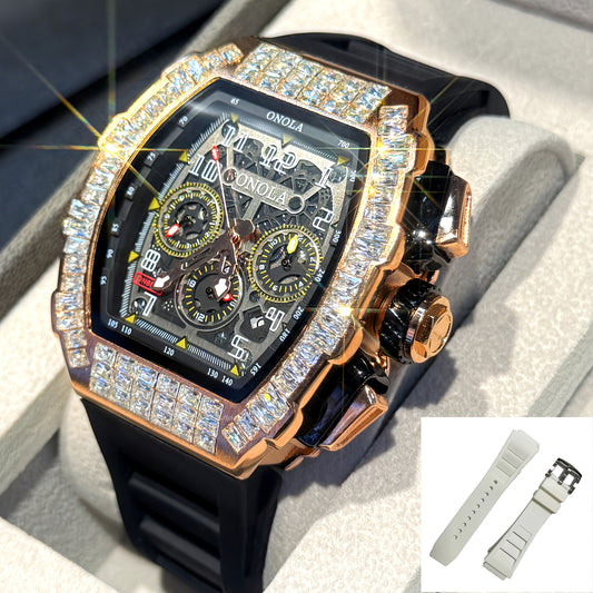 - Luxury Men's Automatic Mechanical Watch with Chronograph ⏱️