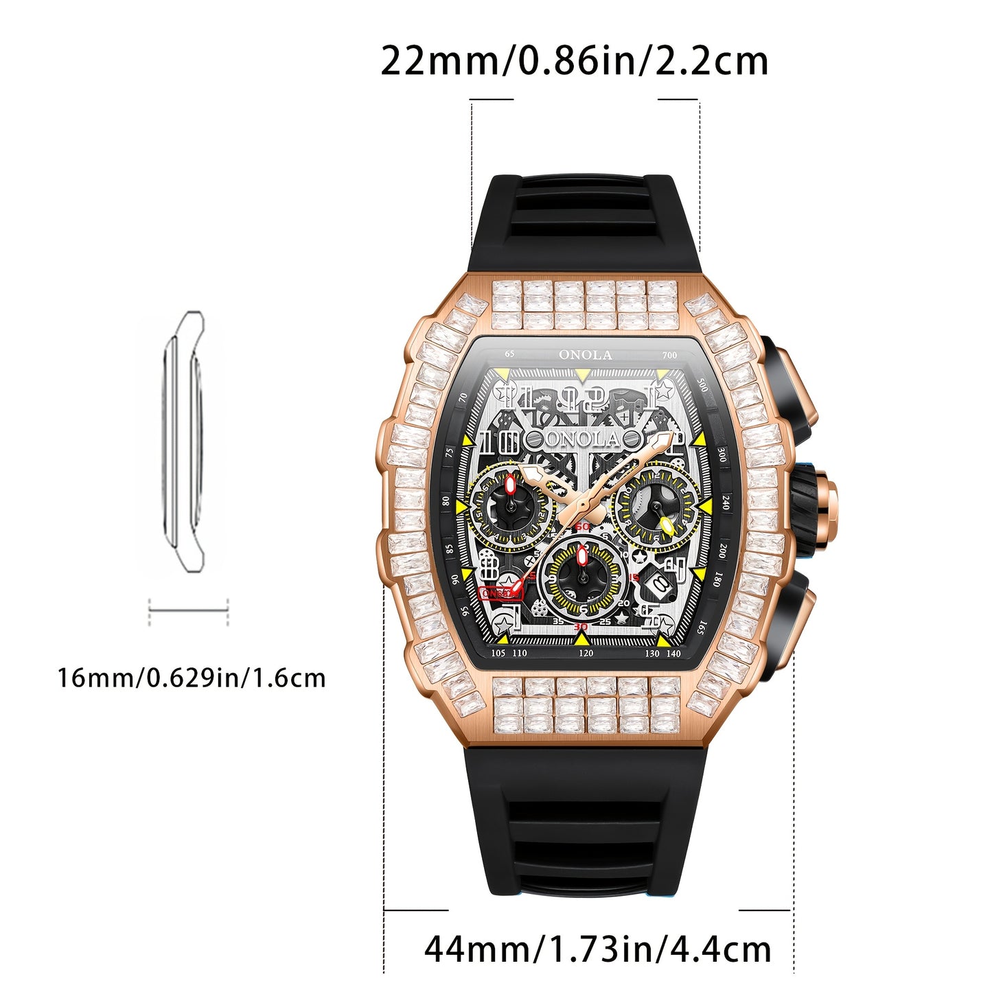 - Luxury Men's Automatic Mechanical Watch with Chronograph ⏱️