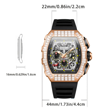 - Luxury Men's Automatic Mechanical Watch with Chronograph ⏱️