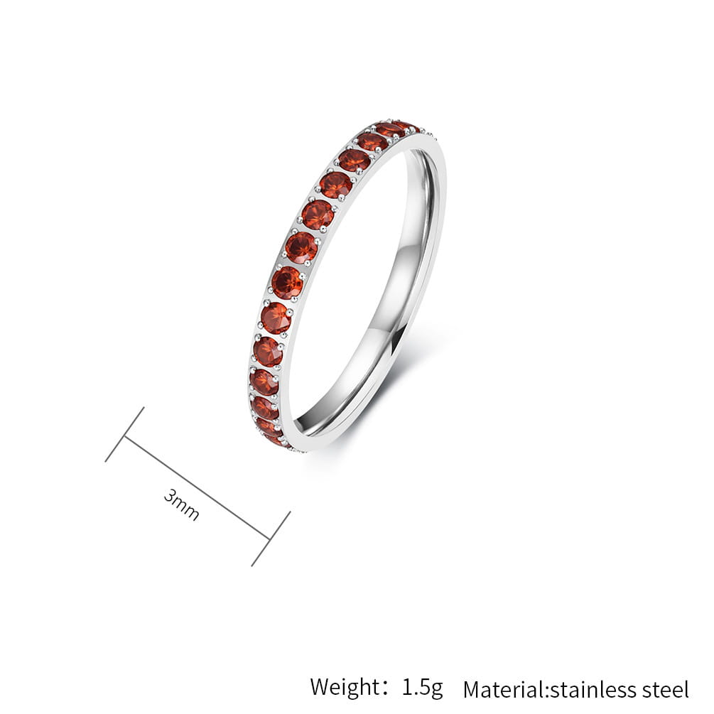 Womens Niche High-end Daisy-studded Stackable Pinky Ring 💍