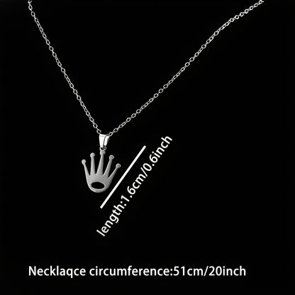 Crown Pendant Necklace 👑