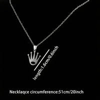 Crown Pendant Necklace 👑