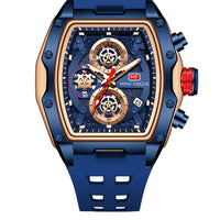 Luxury Rm Style  Chronograph Mens Watch With Curved Glass And Openwork Design✨