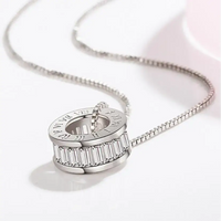 1.6CTTW All 3mm Colorless Moissanite 925 Sterling Silver Pendant for Women 💎