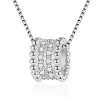 1.6CTTW All 3mm Colorless Moissanite 925 Sterling Silver Pendant for Women 💎