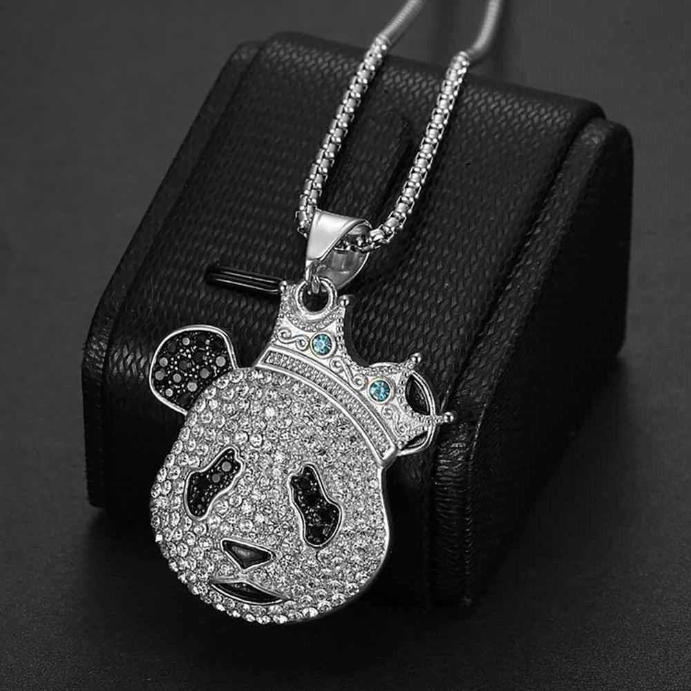 Hip Hop Pendant Hip Hop Chain Necklace Fake Plated Chain Pendant Necklace 🐼