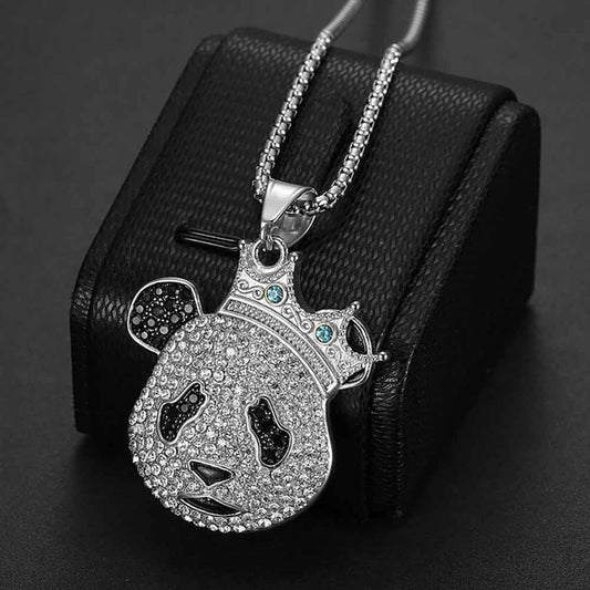 Hip Hop Pendant Hip Hop Chain Necklace Fake Plated Chain Pendant Necklace 🐼