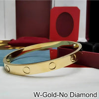 18K Gold Plated Diamond Studded Bangle Bracelet 💎