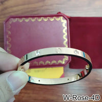 18K Gold Plated Diamond Studded Bangle Bracelet 💎