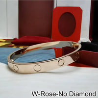 18K Gold Plated Diamond Studded Bangle Bracelet 💎