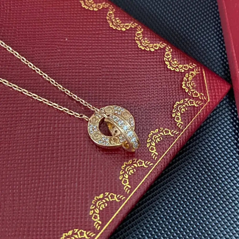18K gold plated Necklace Gold Silver Rose Gold 💎