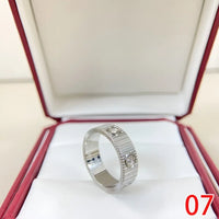 18K Gold plated Unisex L o v e  Ring for Women Jewelry 5 6 7 8 9 10 11 12 💍