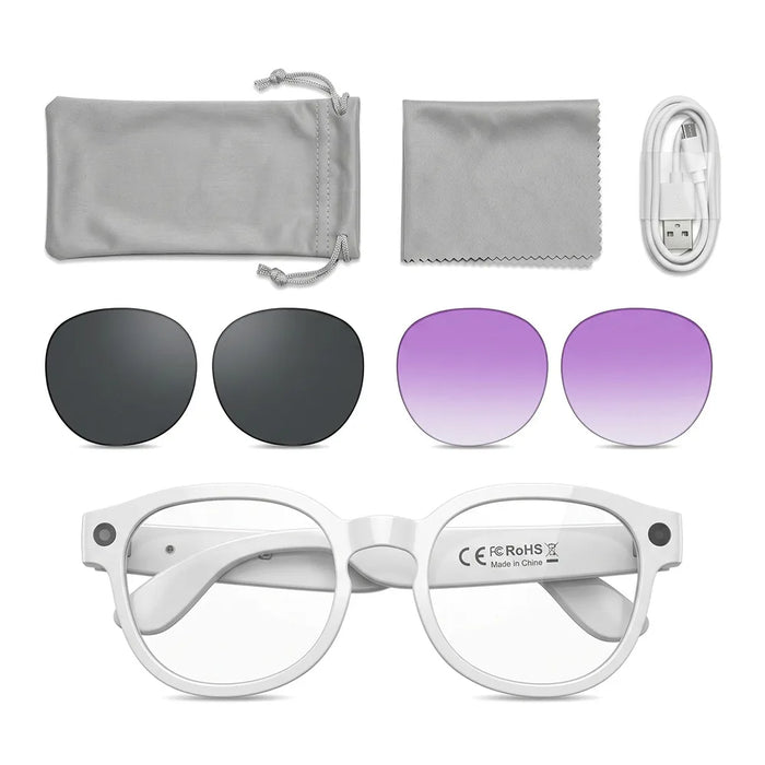 2 in 1 AI Smart Glasses Real-time Translation Wearable Tech Smart AI Glasses 👓