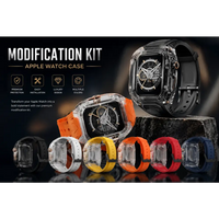 2026 NEW Modification Kit Strap for Apple Watch Series 11/10 46mm 42mm/Ultra 3 2 49mm Case+TPU Bracelet iWatch 9 8 7 6 SE 44mm 45mm 41mm⌚️