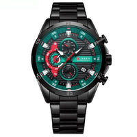 Mens Six-Hand Steel-Strap Motorcycle Watch ✨