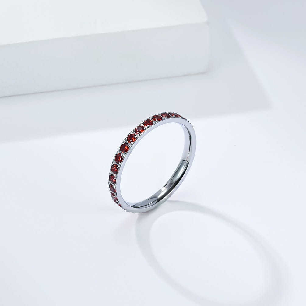 Womens Niche High-end Daisy-studded Stackable Pinky Ring 💍