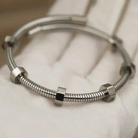 316L Stainless Steel Metal Classic Geometric Bangles&bracelets ✨