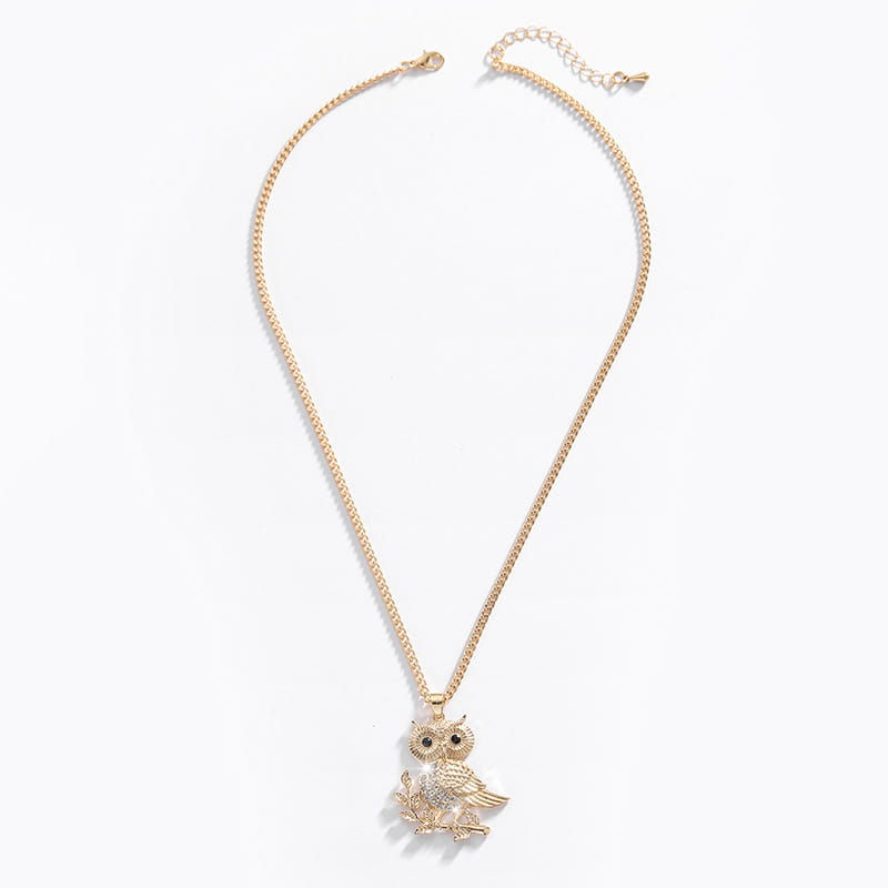 Minimalist Owl-Shaped All-Match Pendant Necklace✨
