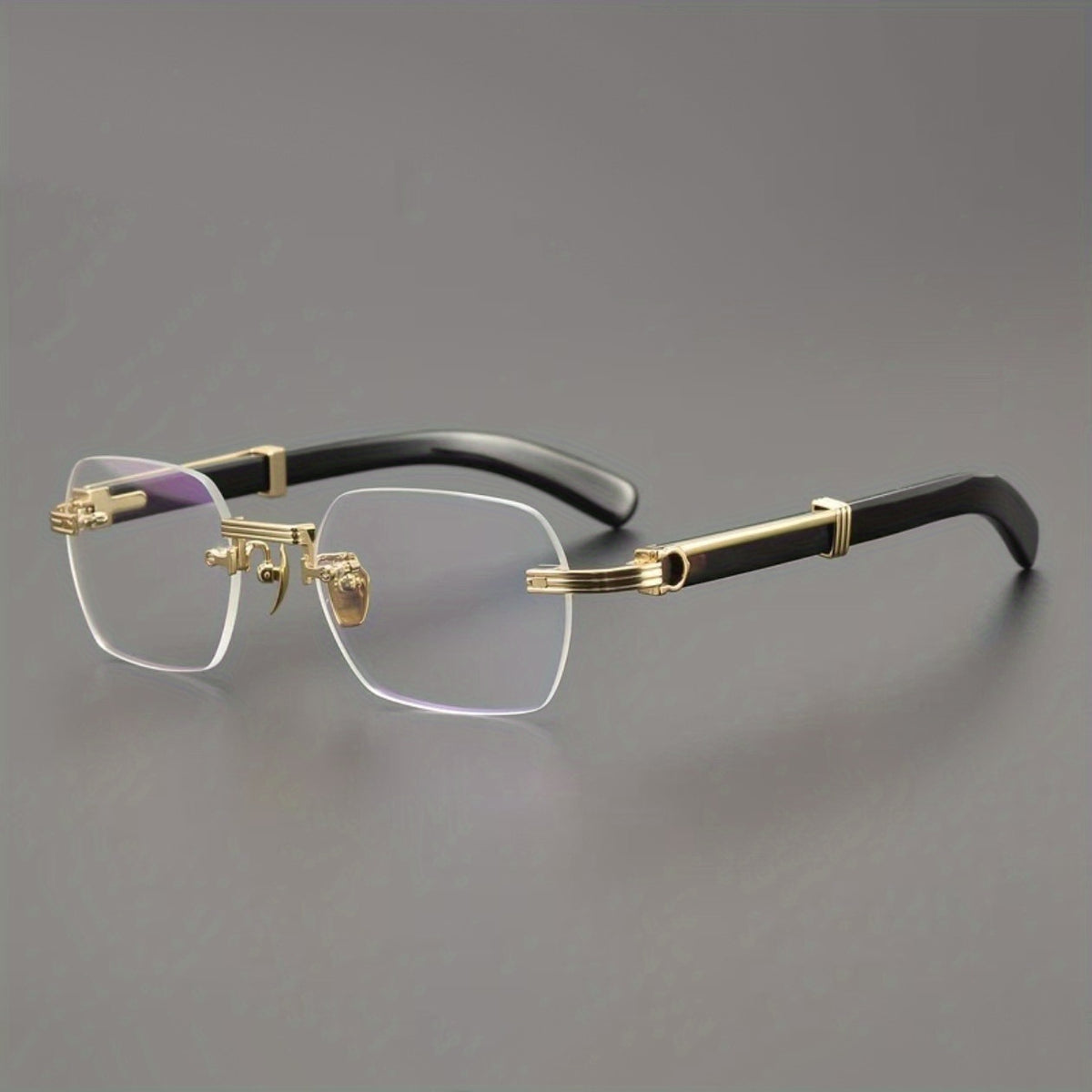 CRT styl rimless HD anti- glasses-stylish square flat mirror ✨