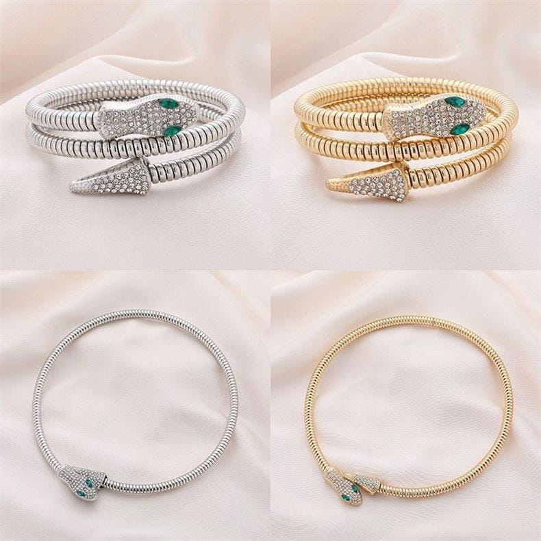 Cross-border High-end Fashion-forward Small Snake-shaped Bracelet 🐍