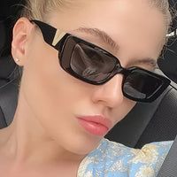 - V-Letter Temple Arms Women' Cat Eye with Anti-Glare Sunglasses ✨
