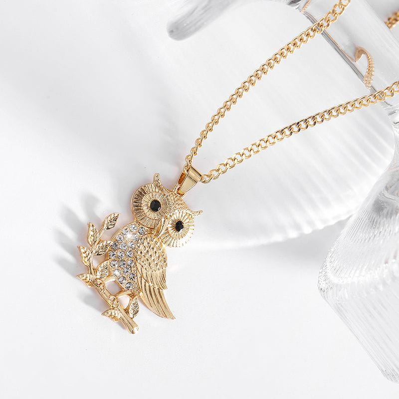 Minimalist Owl-Shaped All-Match Pendant Necklace✨