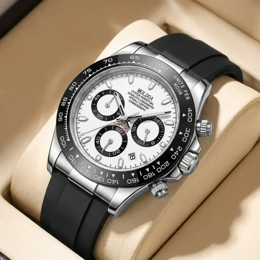 40mm Sport daytona f1 multifunctional, minimalist, high-end niche, luminous calendar, quartz watch