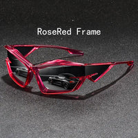 Steampunk BB Oversized Round Frame Fashion Glasses 👓