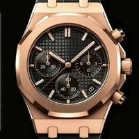 42MM Executive Men's Luxury Watch – Matte Finish | Scratch-Resistant 904L Steel ⌚️