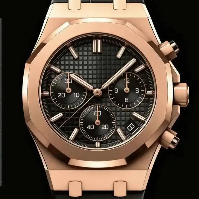 42MM Executive Men's Luxury Watch – Matte Finish | Scratch-Resistant 904L Steel ⌚️