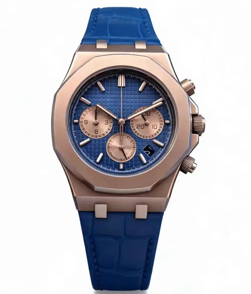 42MM Executive Men's Luxury Watch – Matte Finish | Scratch-Resistant 904L Steel ⌚️