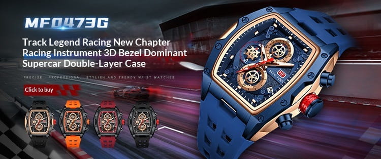 Luxury Rm Style Chronograph Mens Watch With Curved Glass And Openwork Design✨