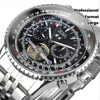 Luxury Automatic Mechanical Movement Large Dial with Date/Day Wristwatch ⏱️