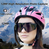 4k Baseball with Camera Smart Glass Waterproof Windproof Skiing Sport Camera Sunglasses 👓